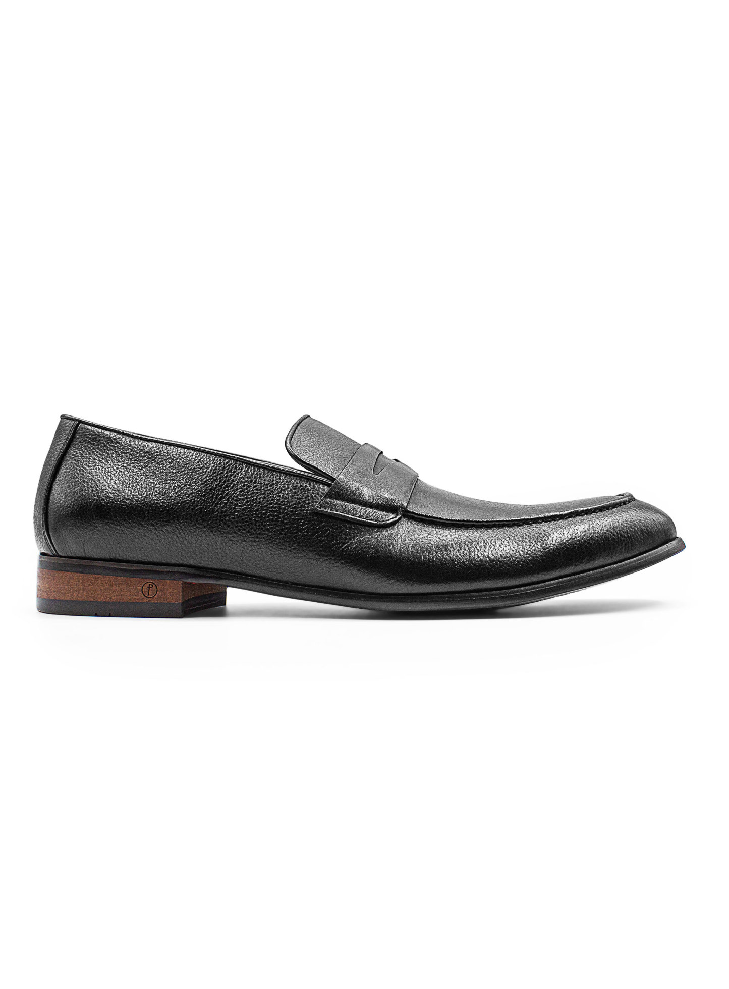 Men {collection_title} Albinoni Black Penny Loafer Peter Jackson