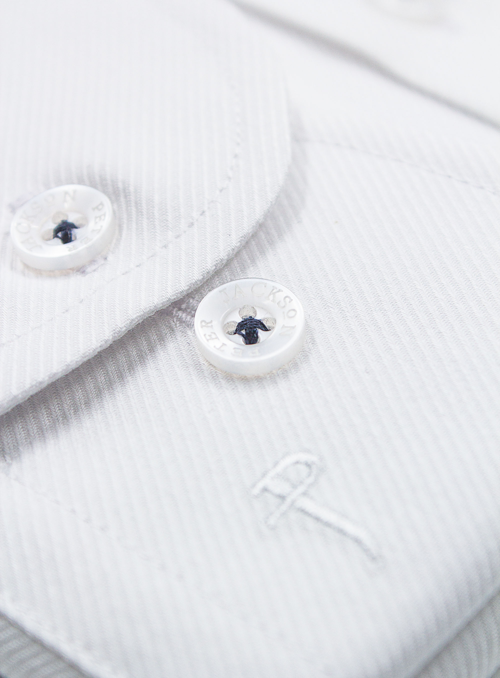 Men {collection_title} Florence White Twill Shirt Peter Jackson