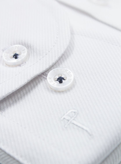 Men {collection_title} Florence White Twill Shirt Peter Jackson