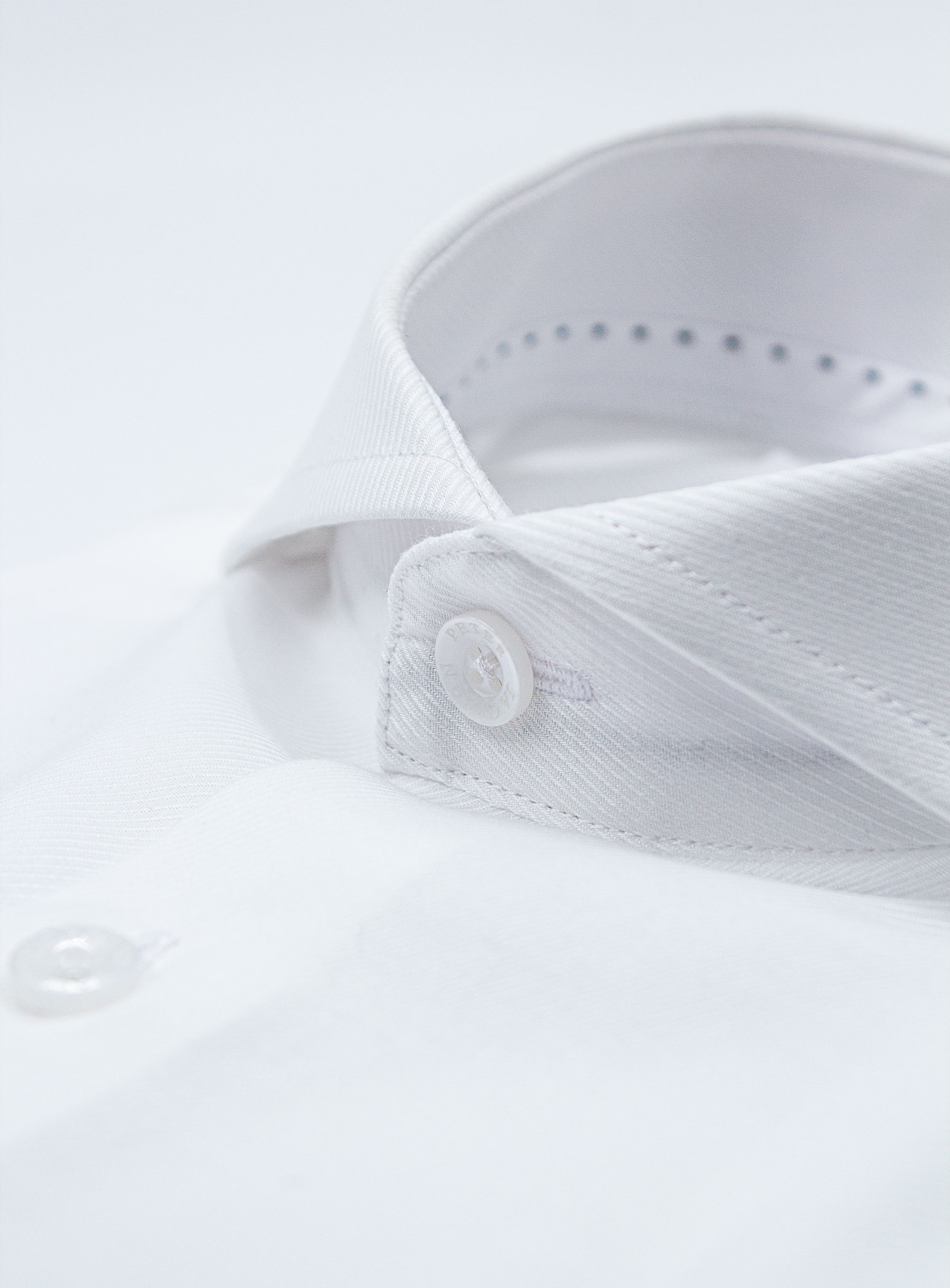 Men {collection_title} Florence White Twill Shirt Peter Jackson
