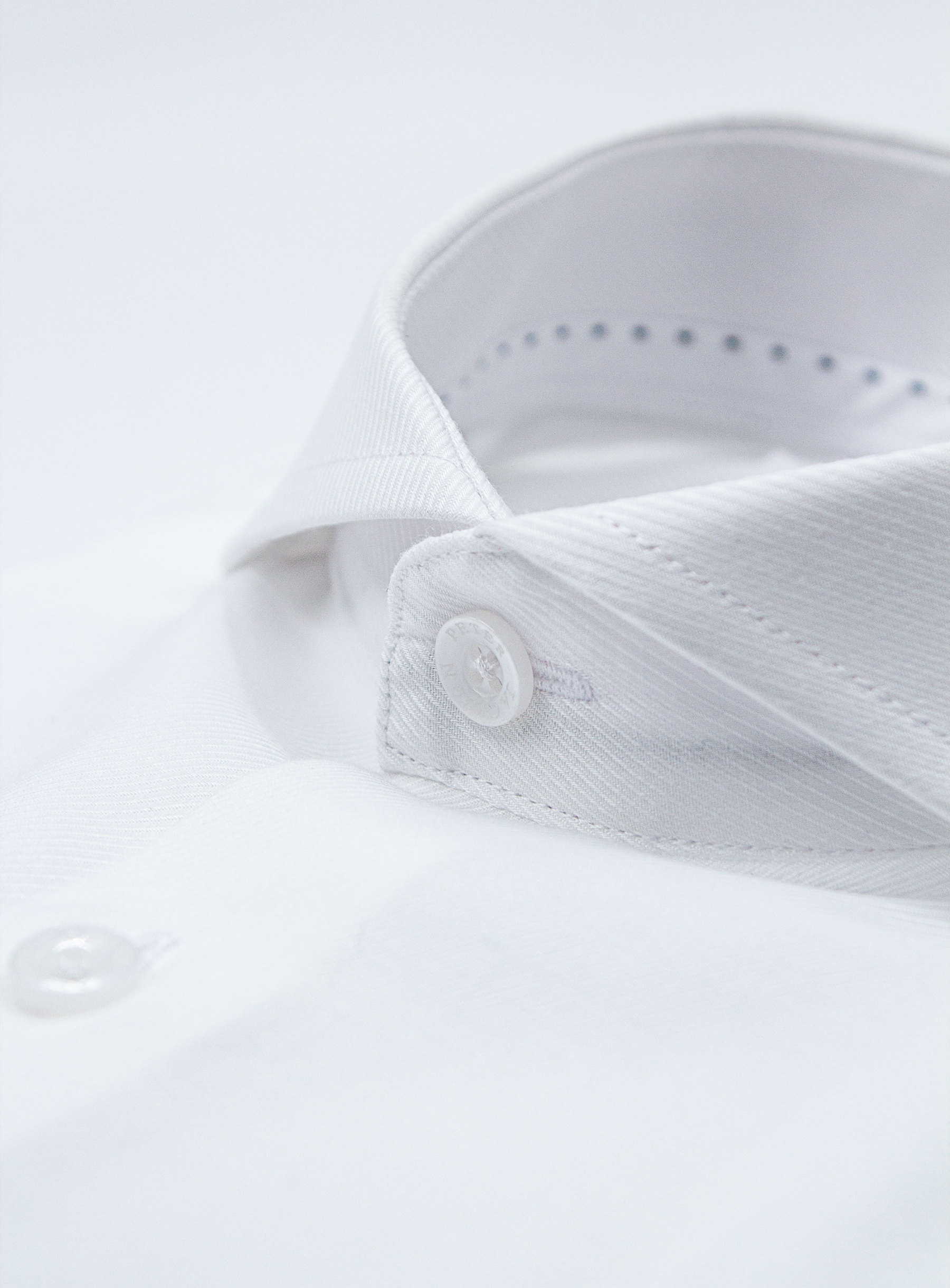 Men {collection_title} Florence White Twill Shirt Peter Jackson