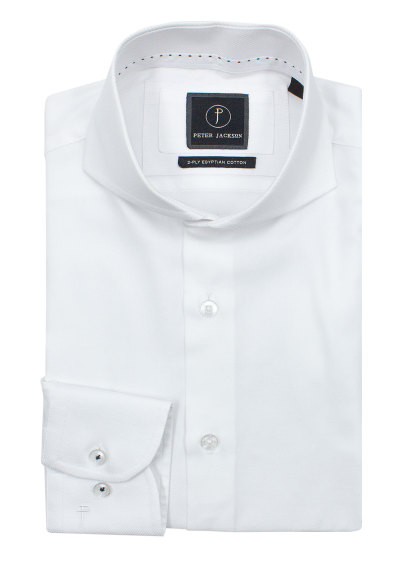 Men {collection_title} Florence White Twill Shirt Peter Jackson