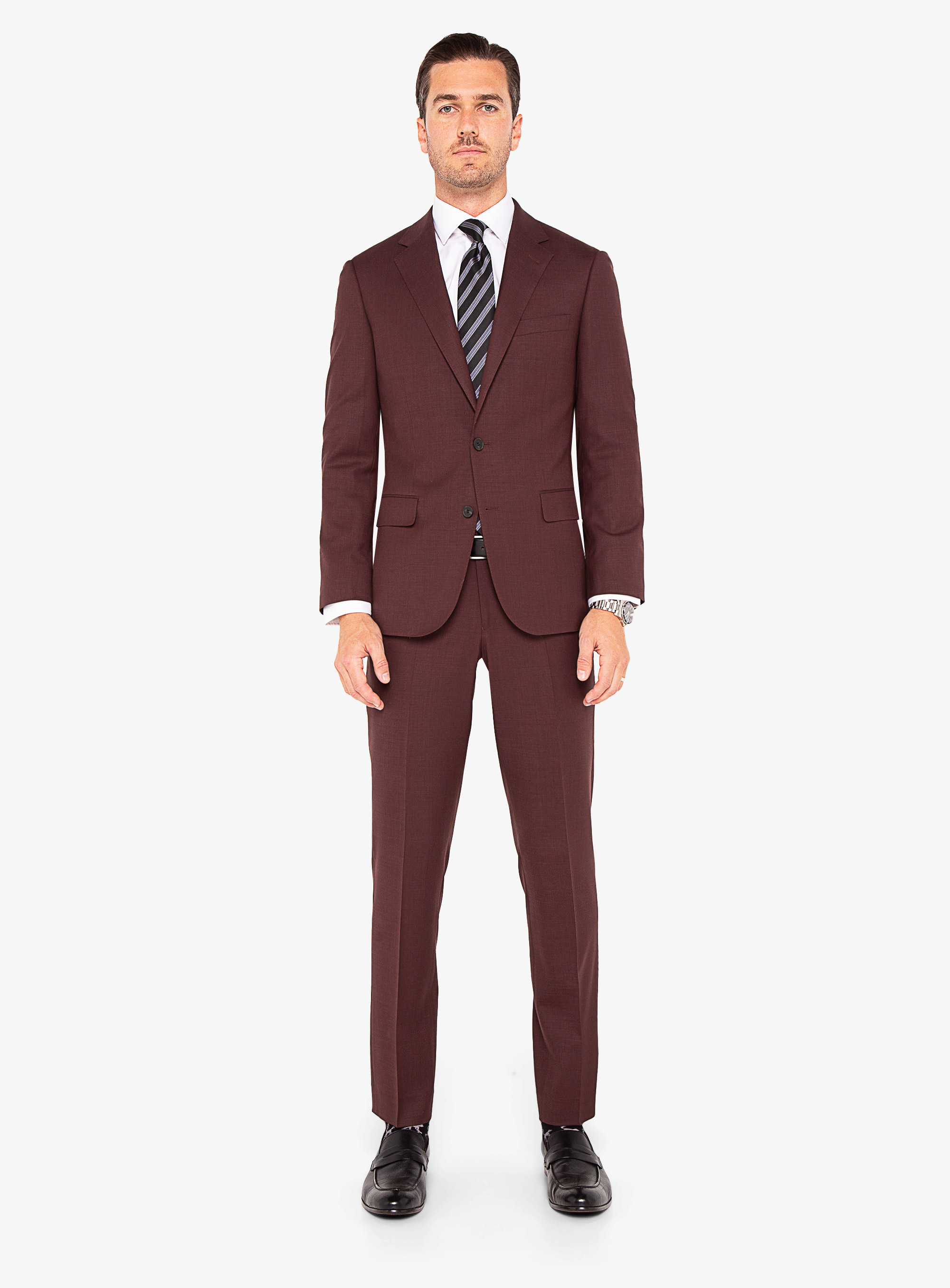 Buy Men Suits Men Burgundy Formal Fashion Slim Fit 3 Piece Wedding Groom  Wear Suits. Online in India - Etsy