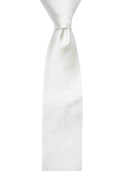Men {collection_title} Essential White Silk Tie Peter Jackson
