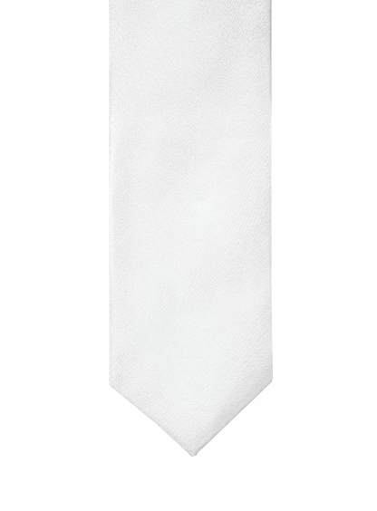 Men {collection_title} Essential White Silk Tie Peter Jackson