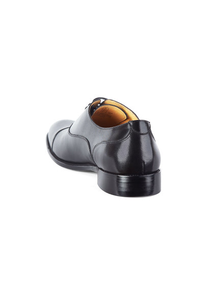 Men {collection_title} Montisanti Black Toe Cap Derby Peter Jackson