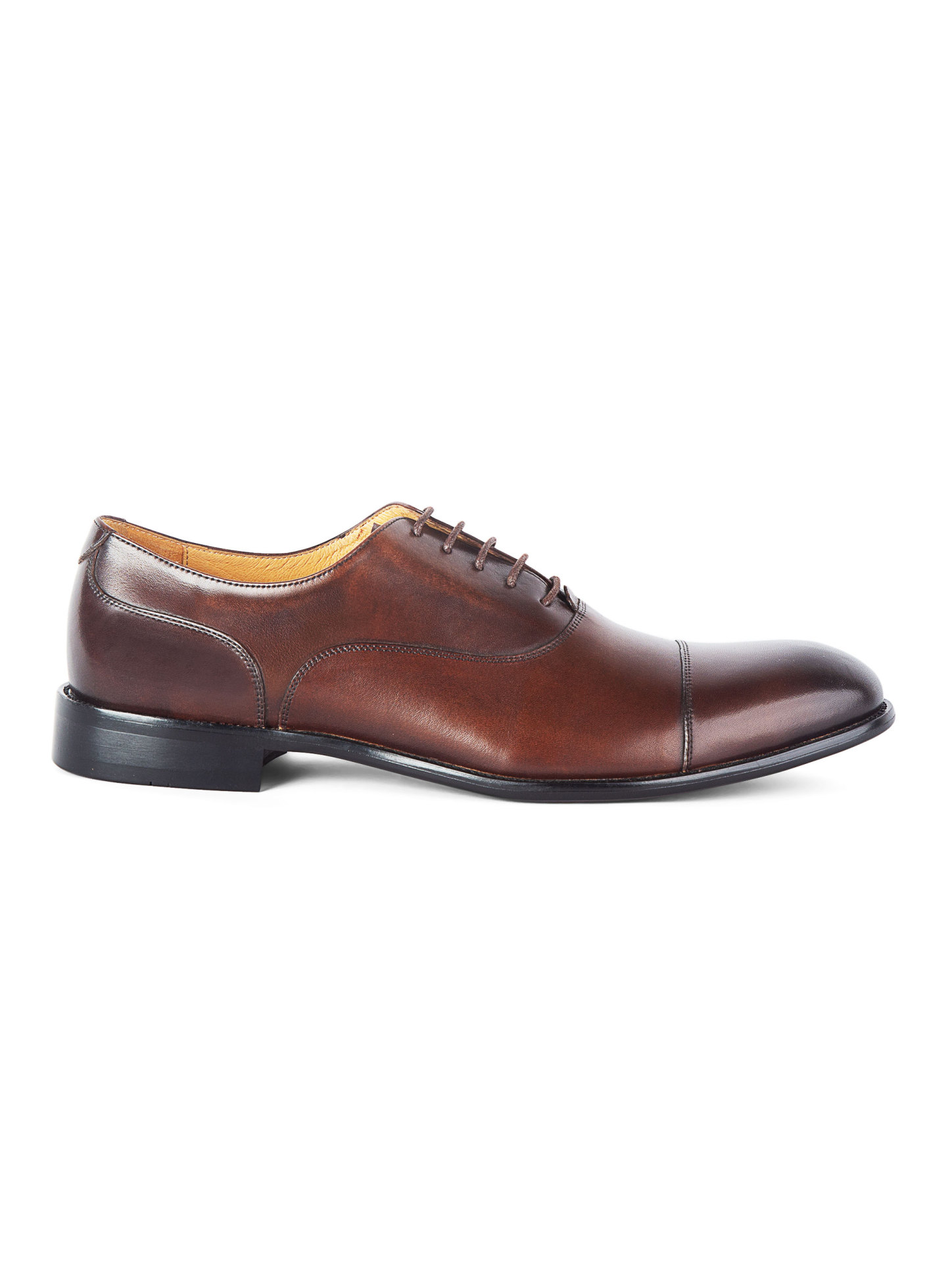 Men {collection_title} Montisanti Brown Toe Cap Derby Peter Jackson