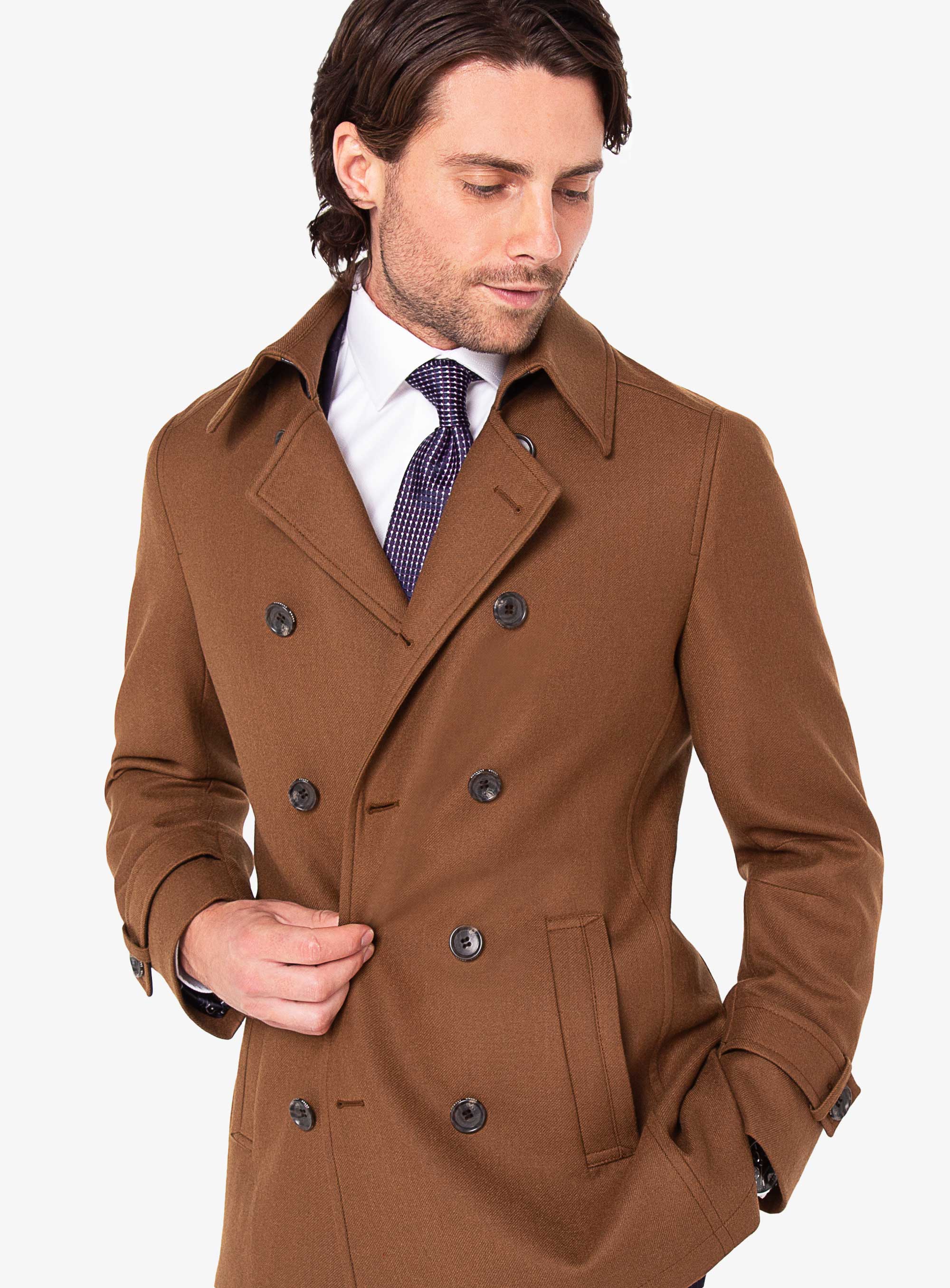 Archer Camel Peacoat