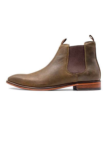 Men {collection_title} Bucco Olive Chelsea Boot Peter Jackson