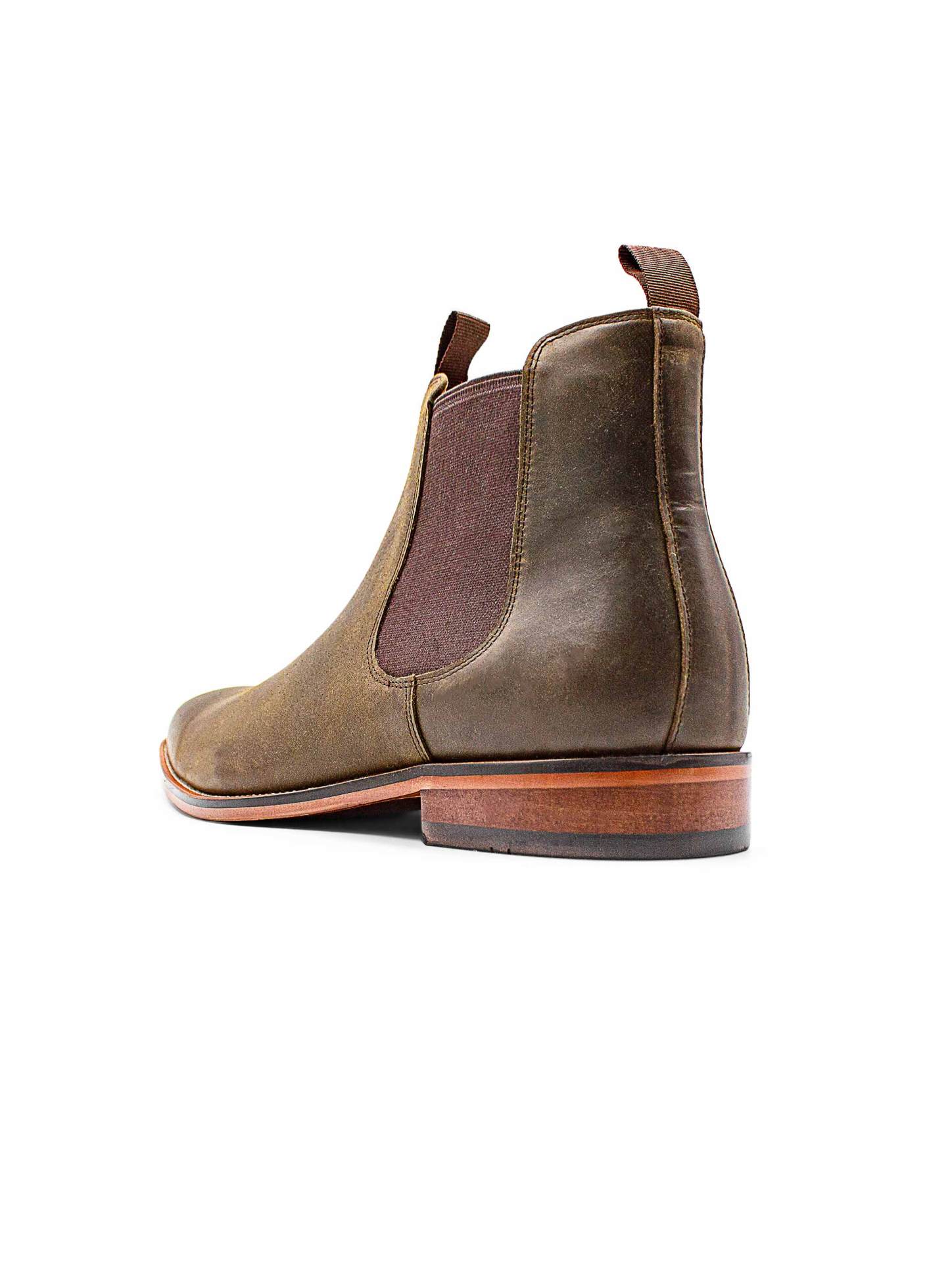 Men {collection_title} Bucco Olive Chelsea Boot Peter Jackson