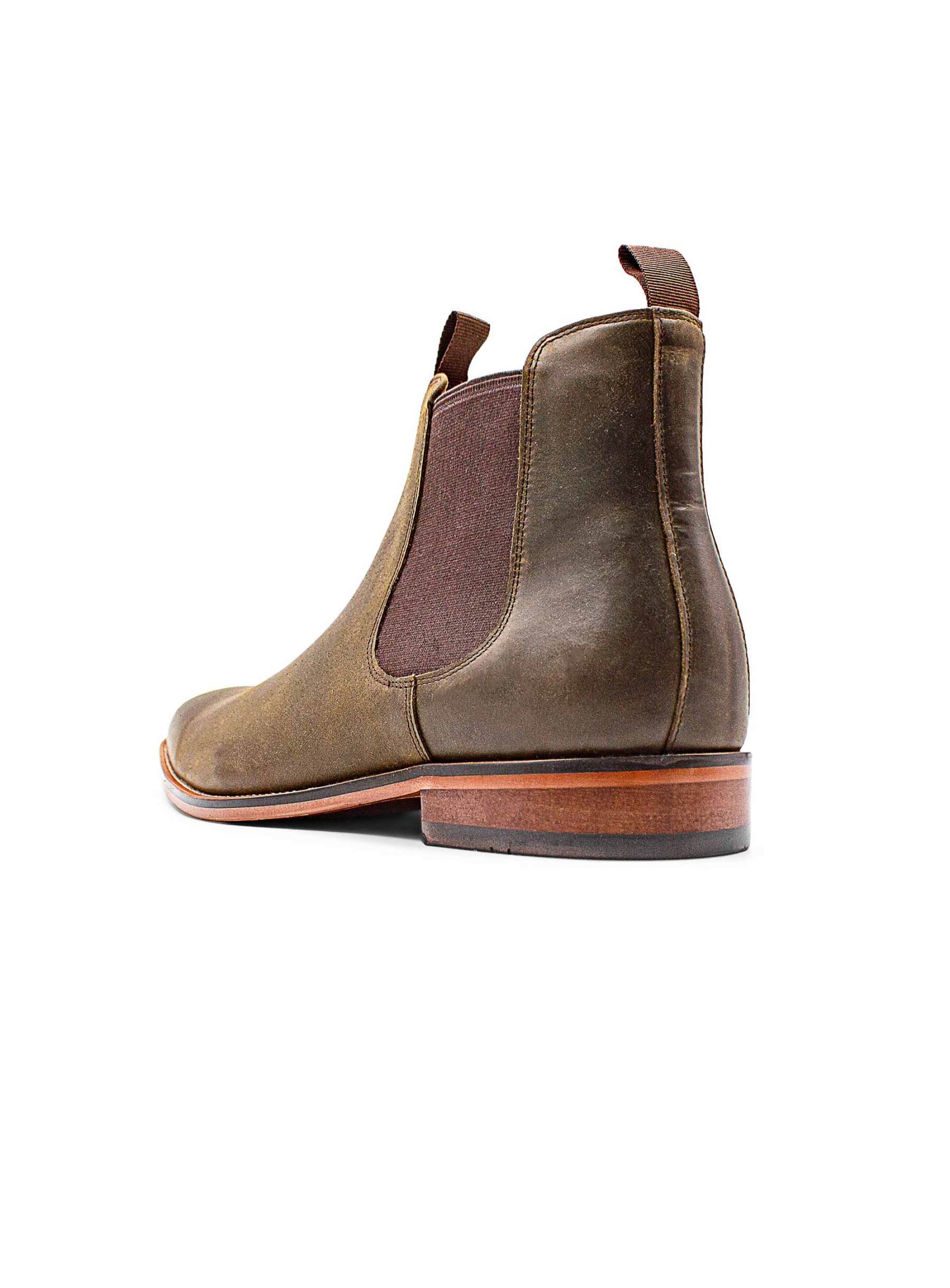 Men {collection_title} Bucco Olive Chelsea Boot Peter Jackson