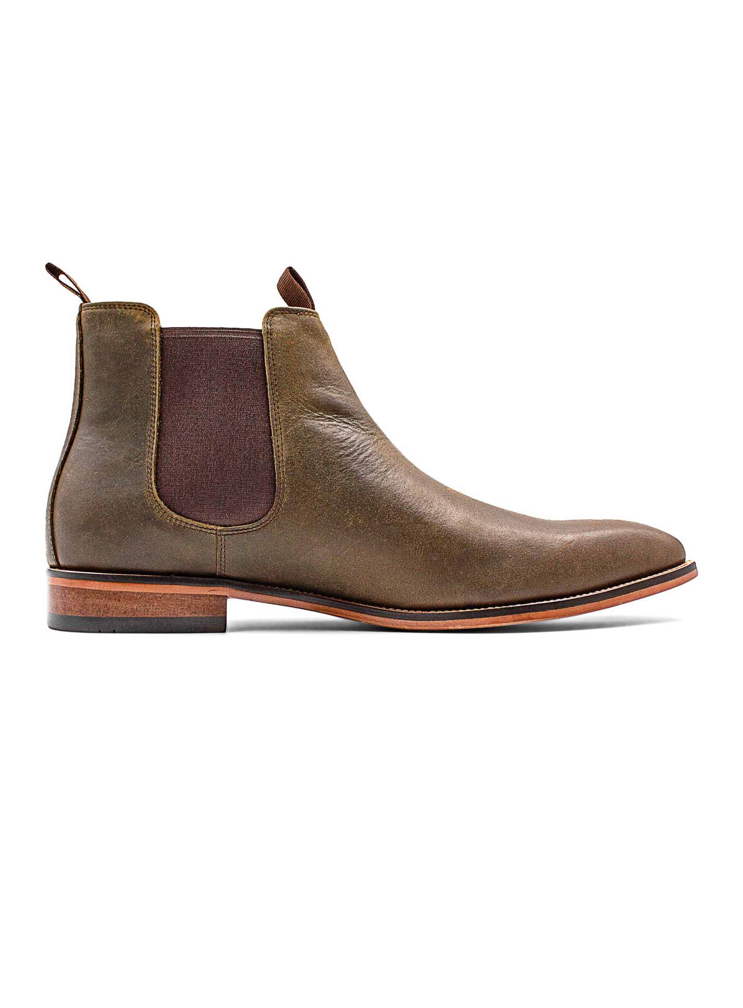 Men {collection_title} Bucco Olive Chelsea Boot Peter Jackson