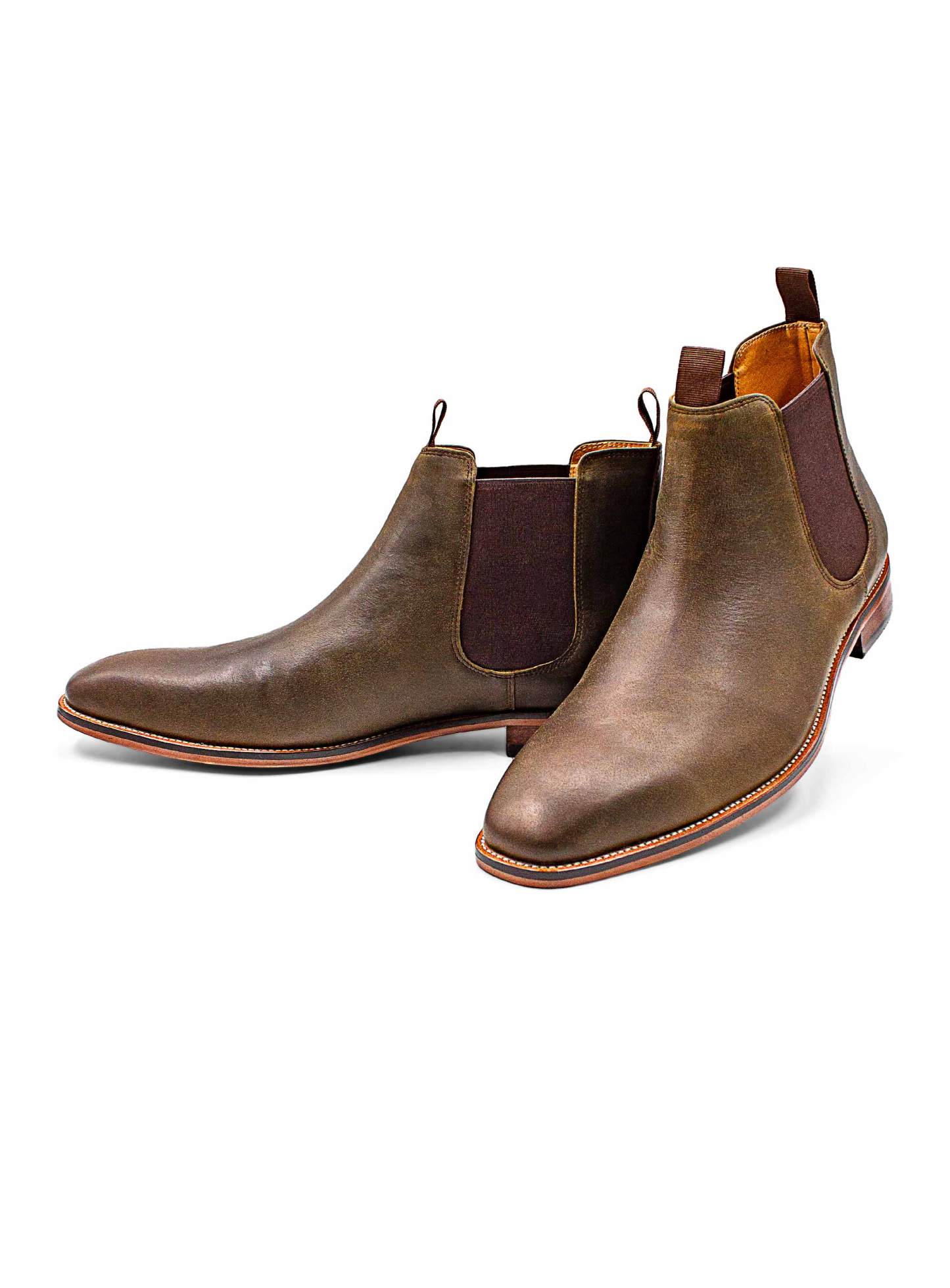 Men {collection_title} Bucco Olive Chelsea Boot Peter Jackson