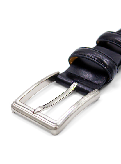 Men {collection_title} Black Leather Belt Peter Jackson