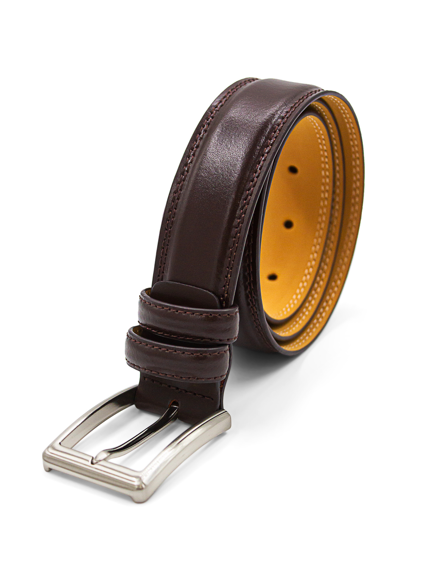 Men {collection_title} Brown Leather Belt Peter Jackson