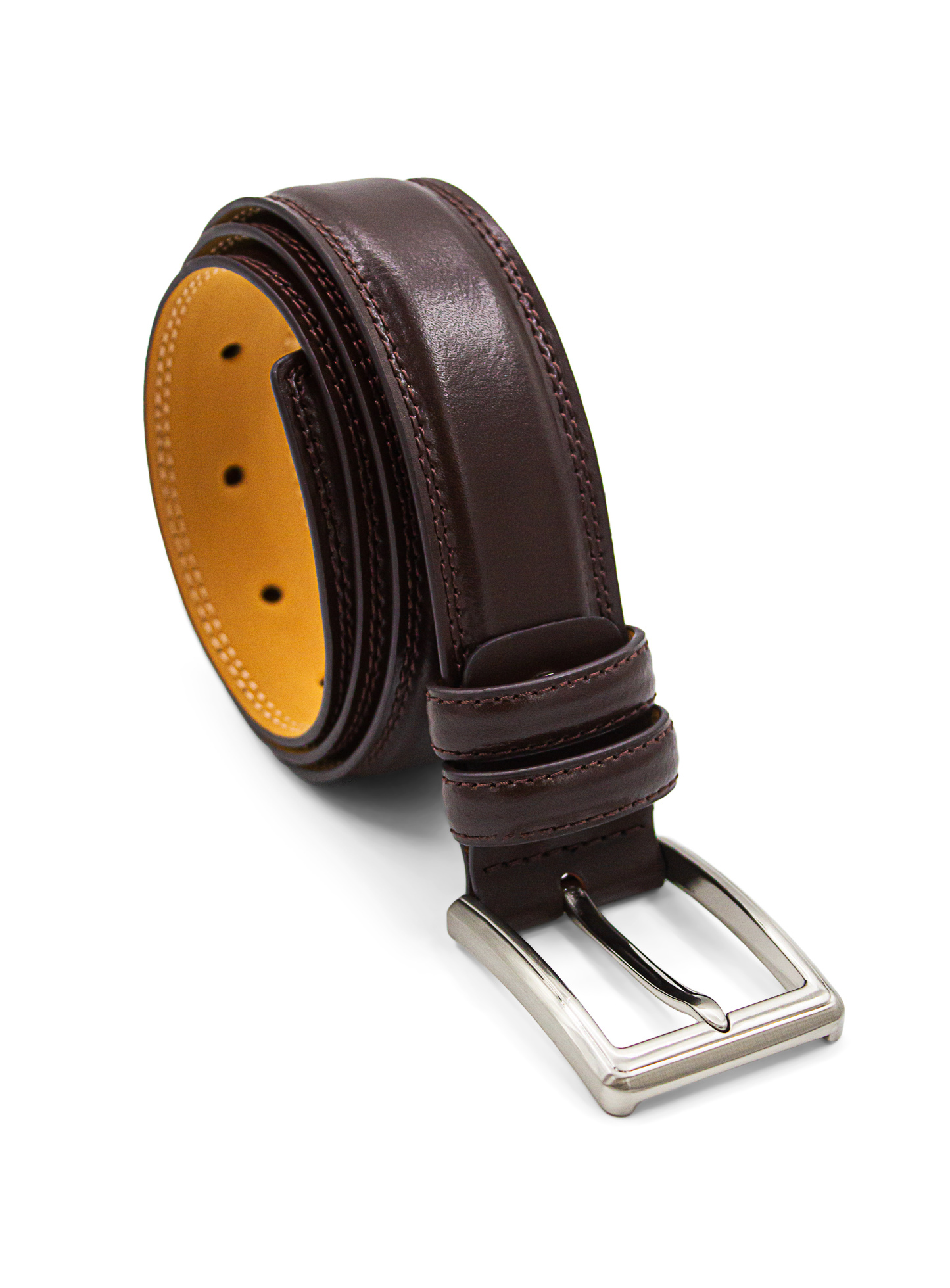 Men {collection_title} Brown Leather Belt Peter Jackson