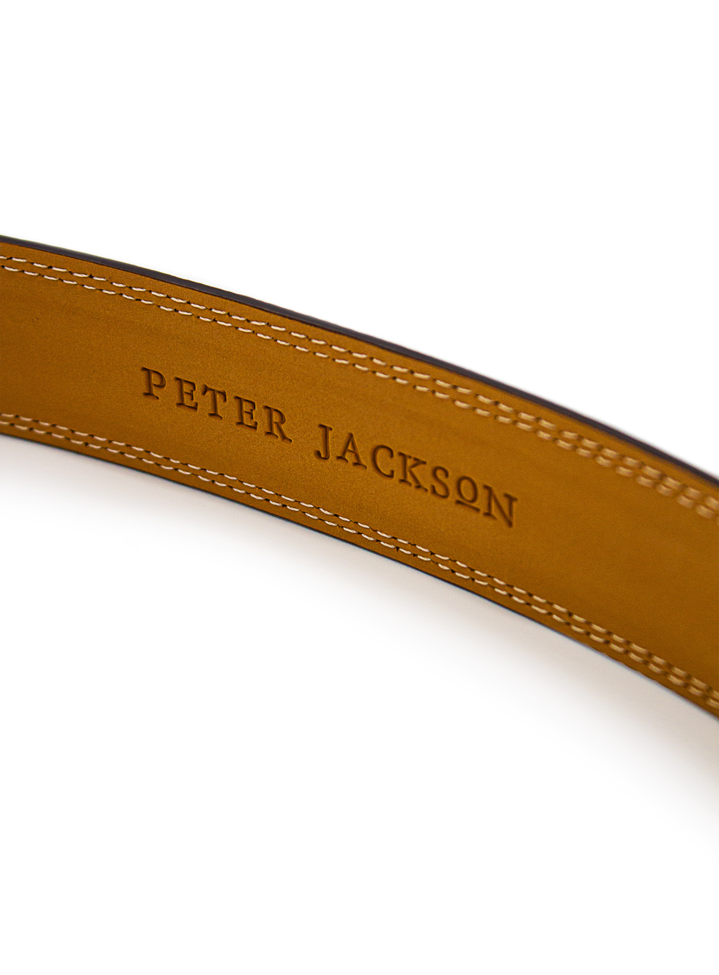 Men {collection_title} Brown Leather Belt Peter Jackson