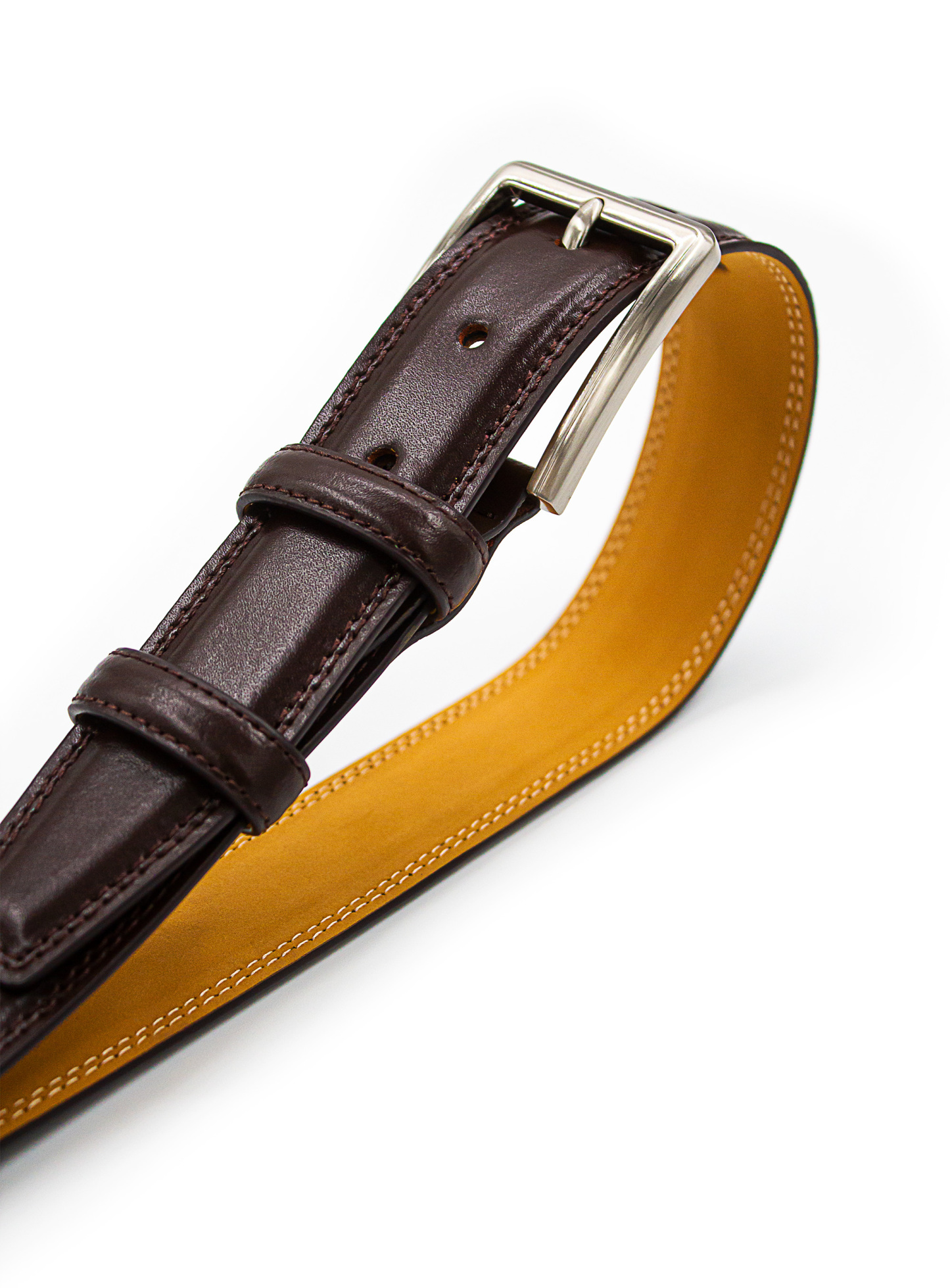 Men {collection_title} Brown Leather Belt Peter Jackson