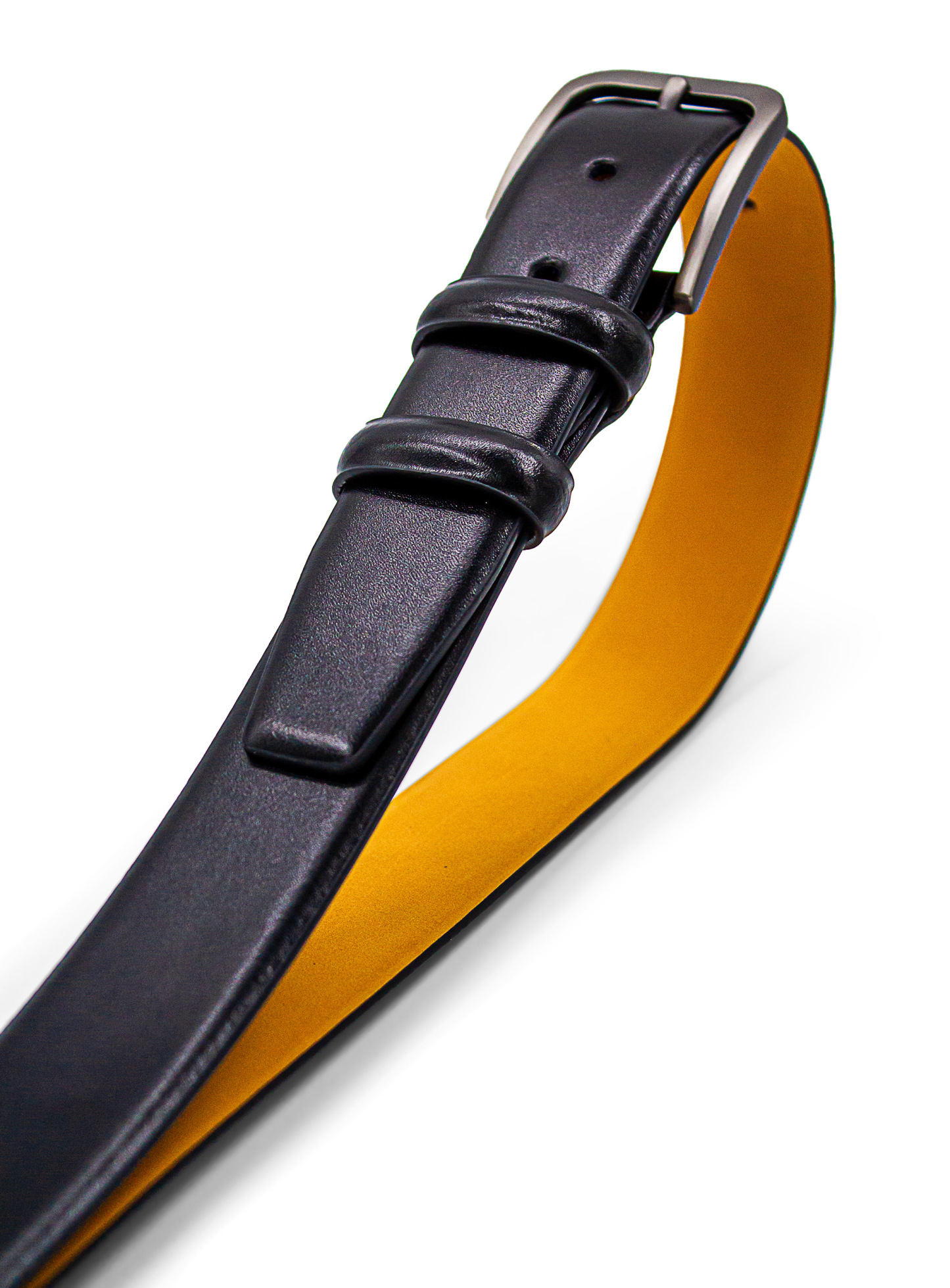 Men {collection_title} Plain Black Belt Peter Jackson