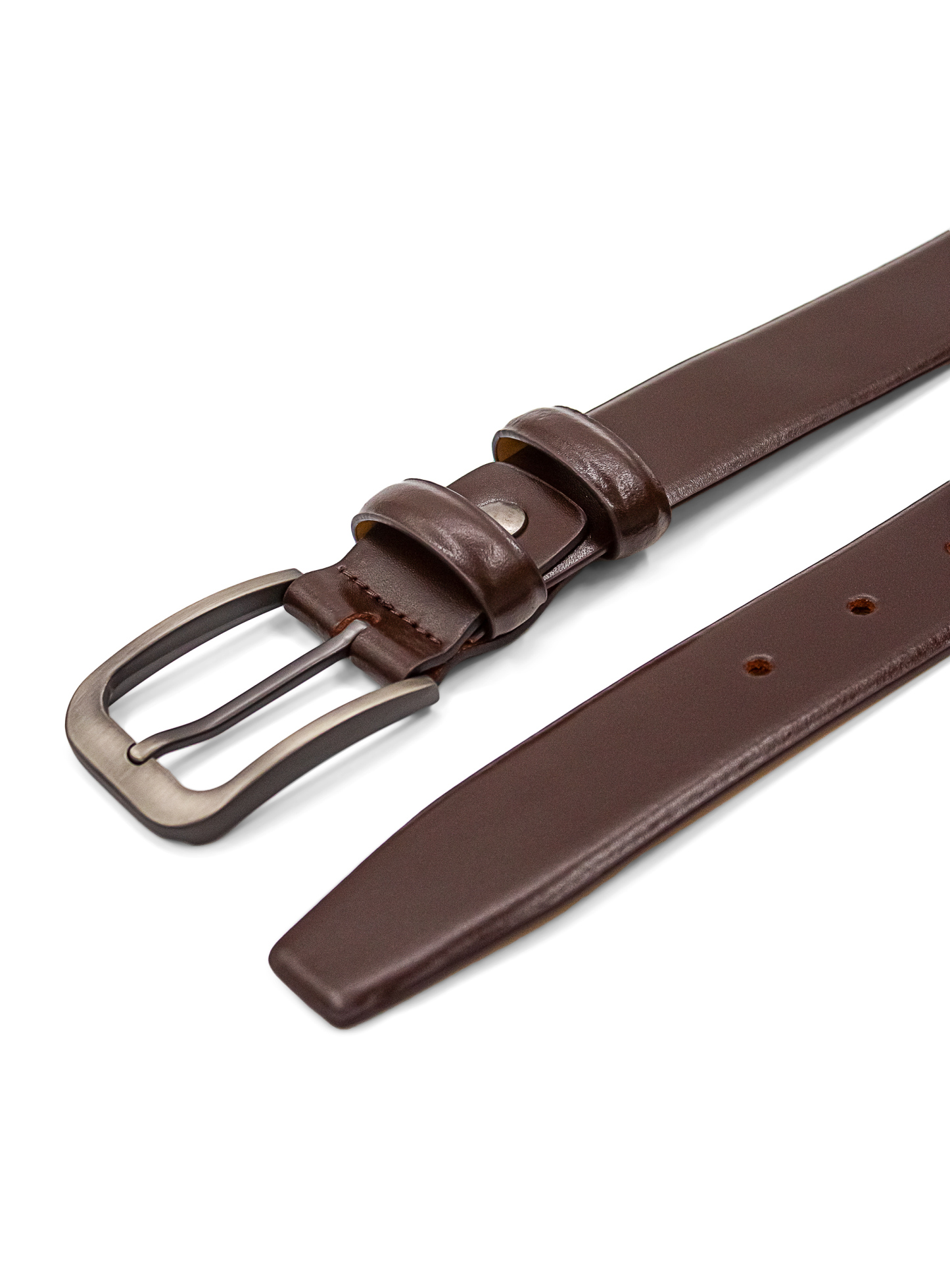Men {collection_title} Plain Brown Belt Peter Jackson