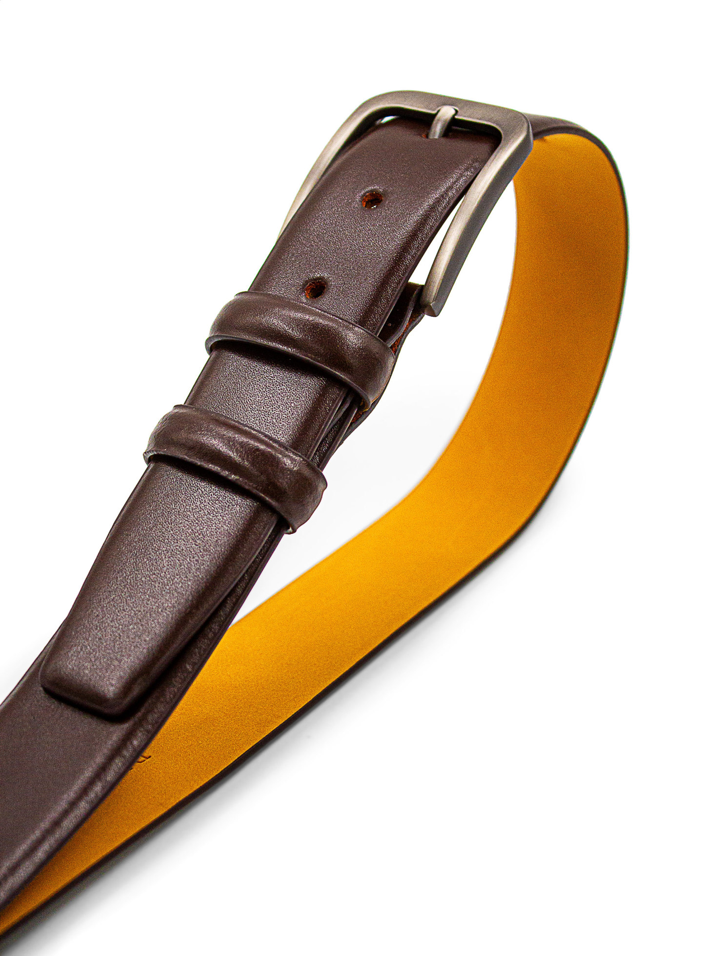 Men {collection_title} Plain Brown Belt Peter Jackson
