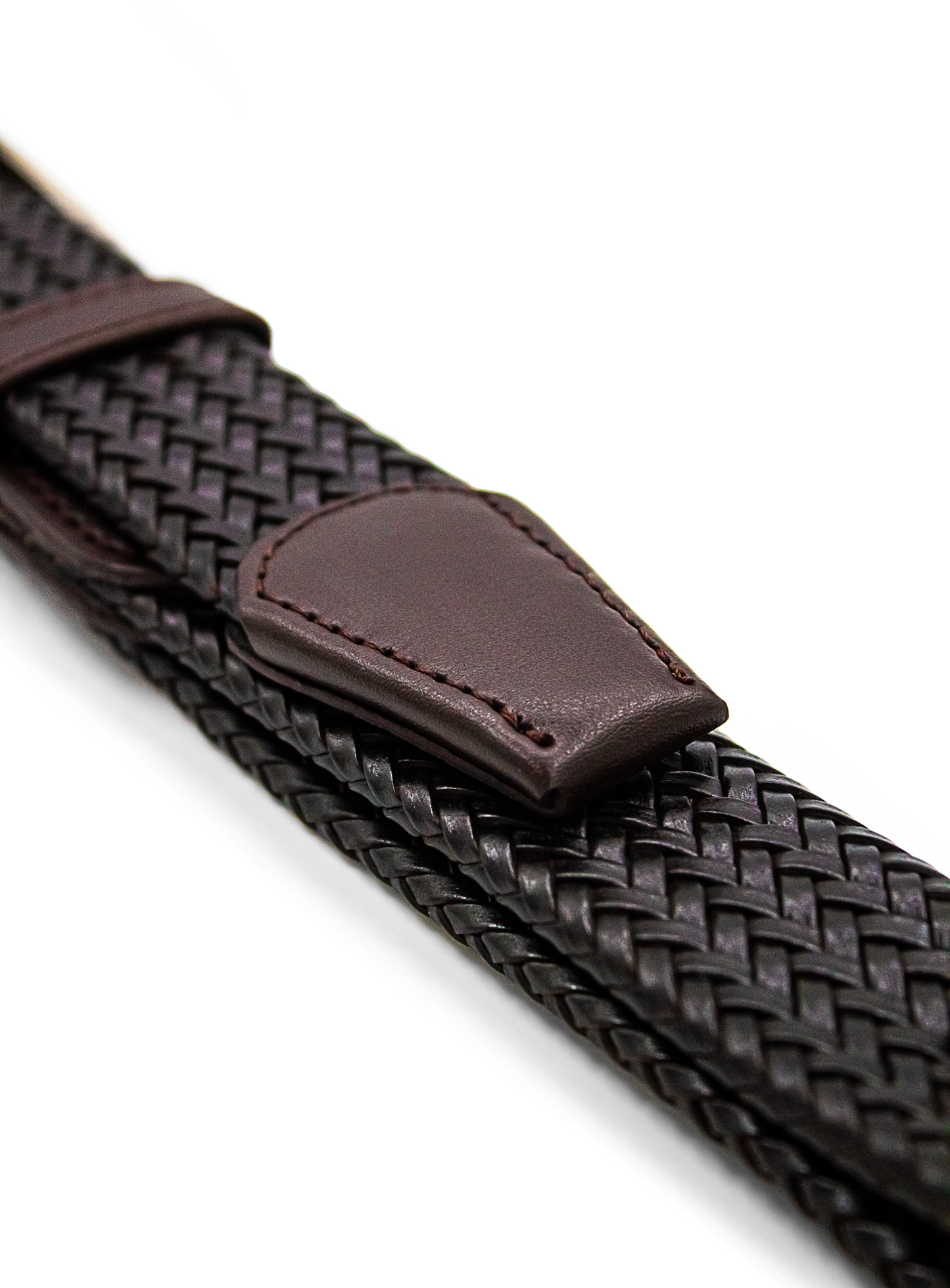 Men {collection_title} Woven Leather Belt Peter Jackson