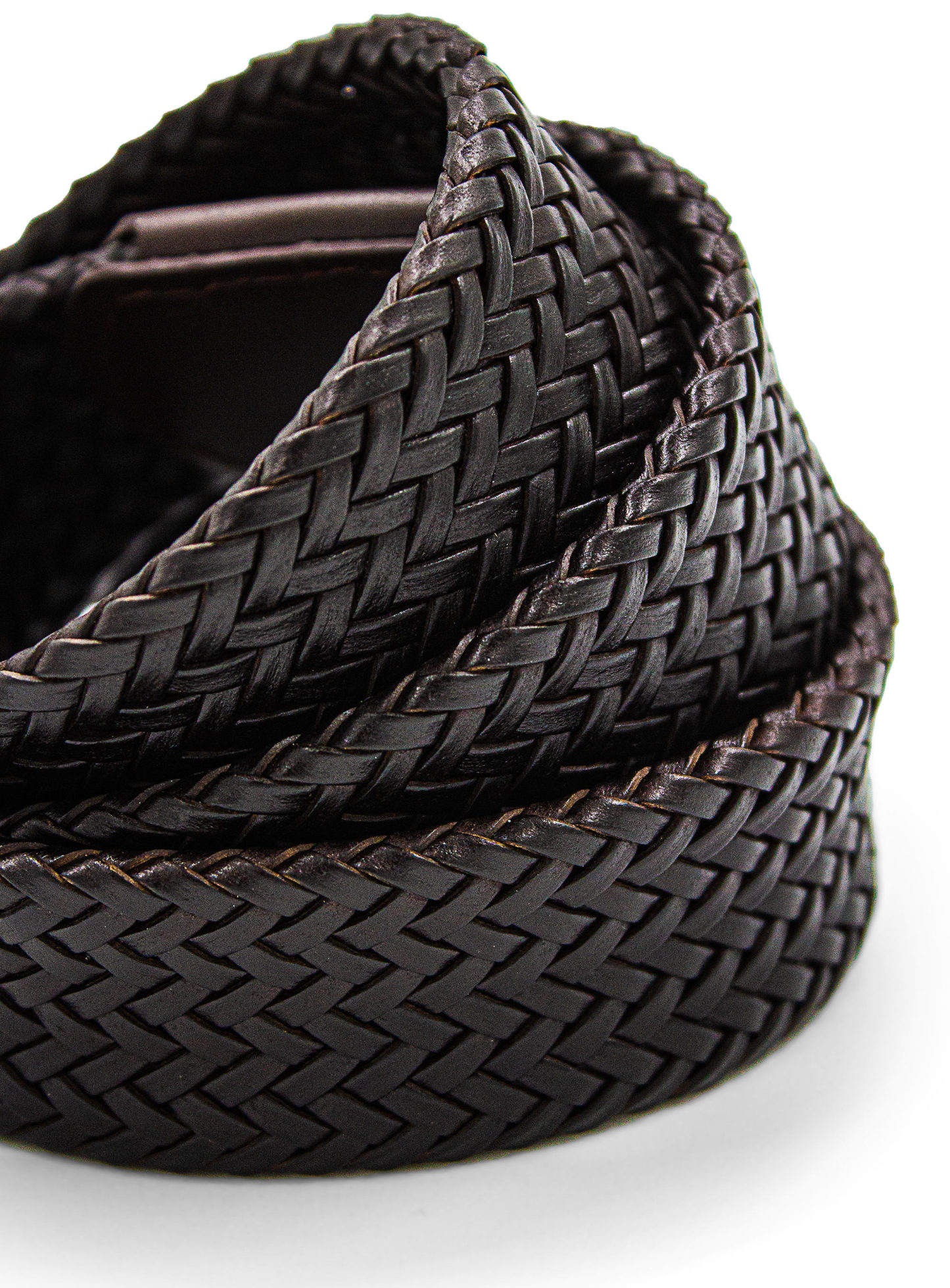 Men {collection_title} Woven Leather Belt Peter Jackson