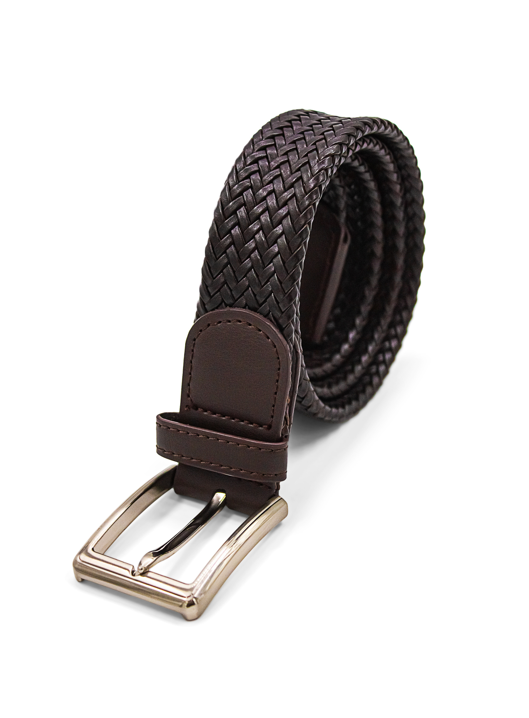 Men {collection_title} Woven Leather Belt Peter Jackson