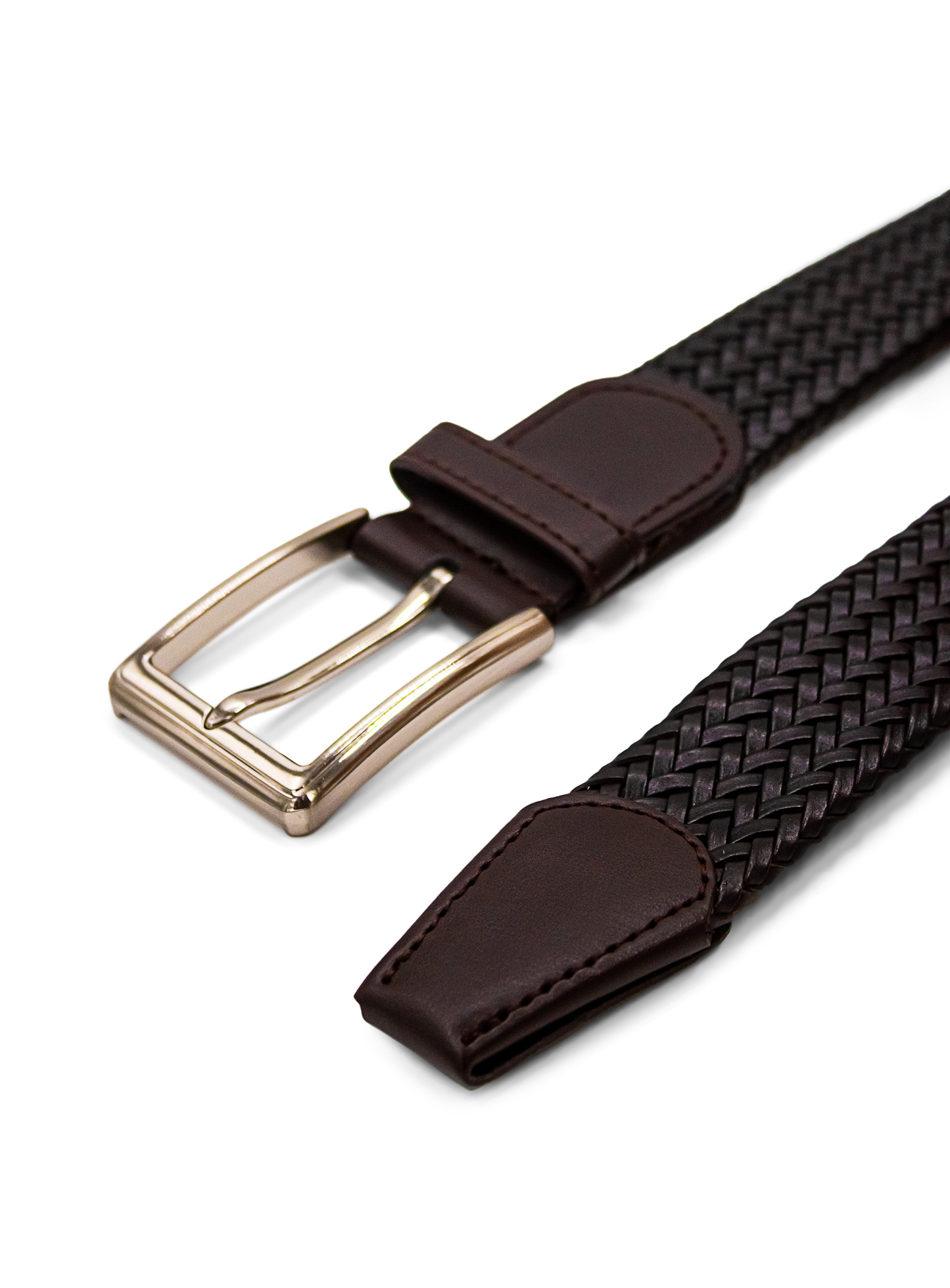 Men {collection_title} Woven Leather Belt Peter Jackson
