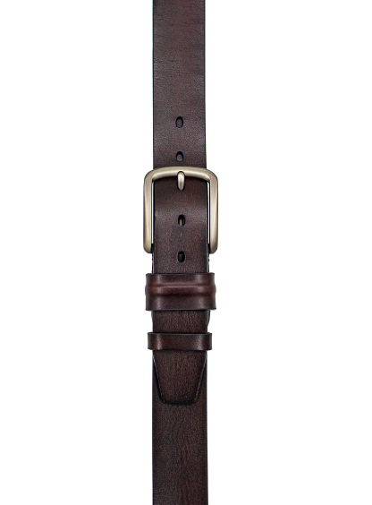 Men {collection_title} Brown Leather Jean Belt Peter Jackson