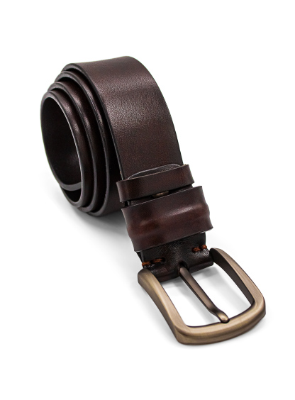 Men {collection_title} Brown Leather Jean Belt Peter Jackson