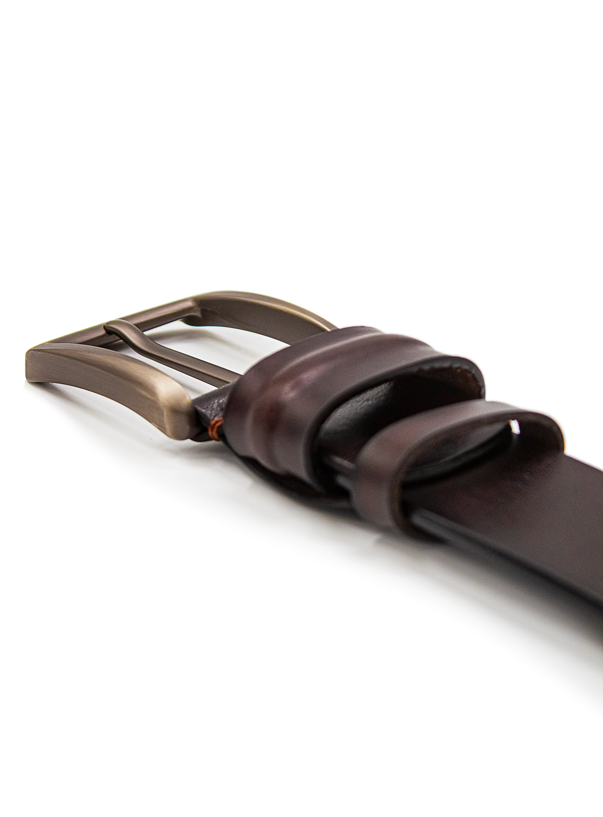 Men {collection_title} Brown Leather Jean Belt Peter Jackson