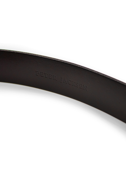 Men {collection_title} Brown Leather Jean Belt Peter Jackson
