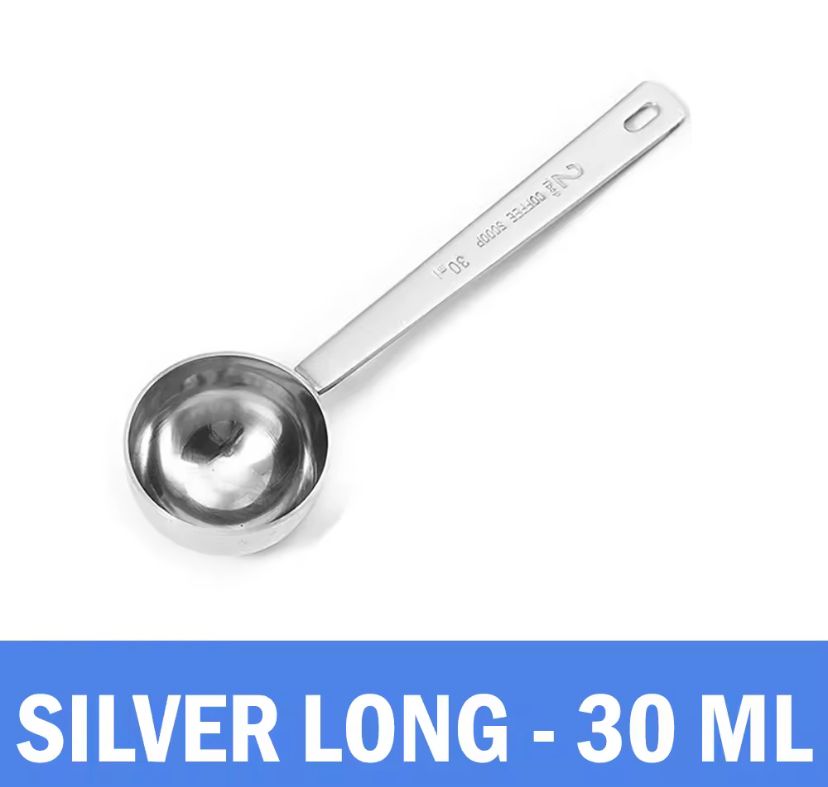 Giselle Espresso Stainless Steel Measuring Spoon Scoop With Scale 30ml Tea Coffee Powder - KTN0165