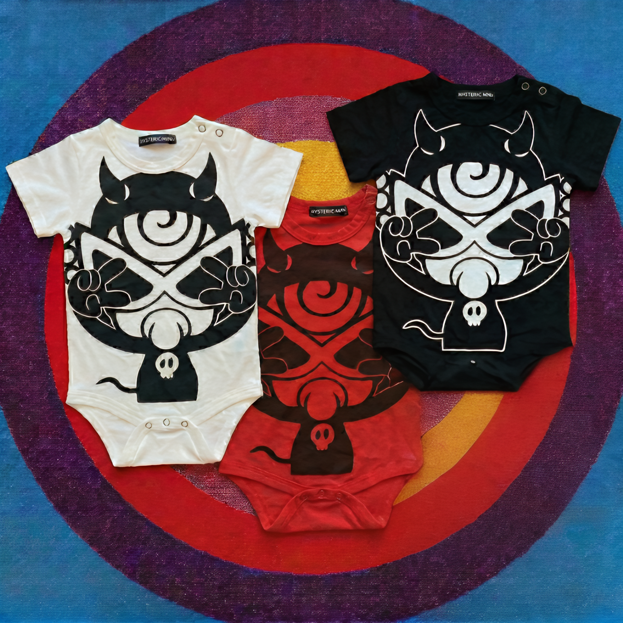 Hysteriamini 半袖ロンパース  (70cm-100cm) 0807-1-2