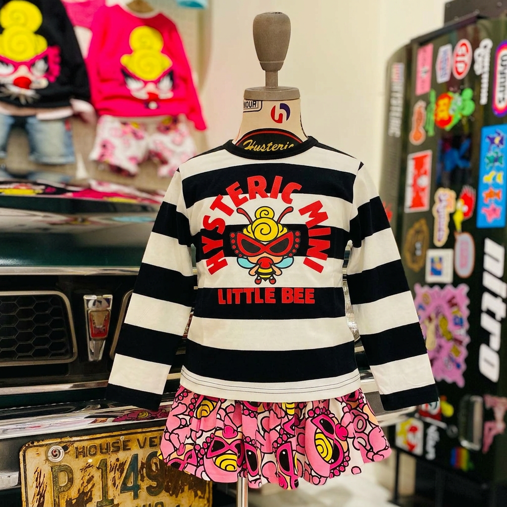 Hysteriamini 長袖Tシャツ  3色展開(80cm-90cm) 260429-2