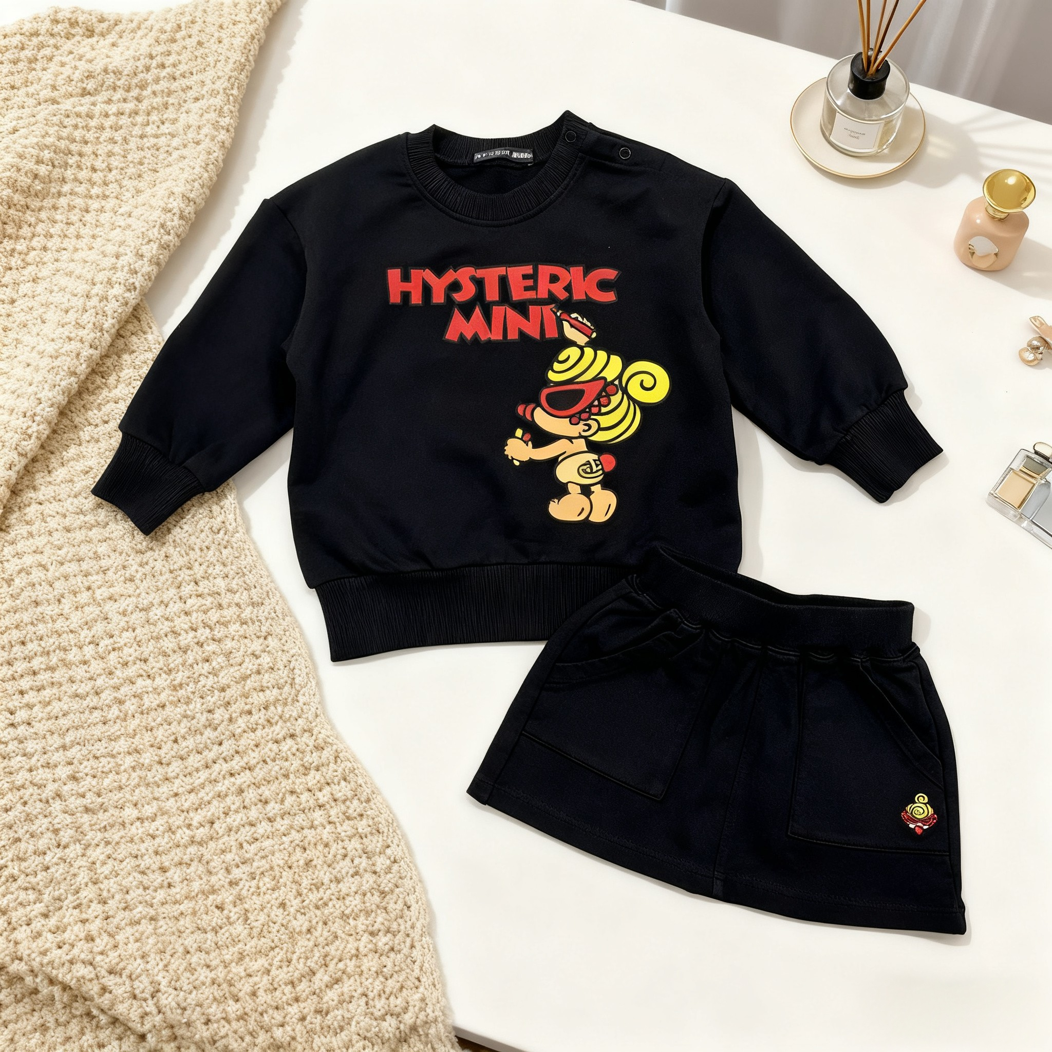 Hysteriamini  セットアップ 3色展開 （90cm-140cm）1024-1-4