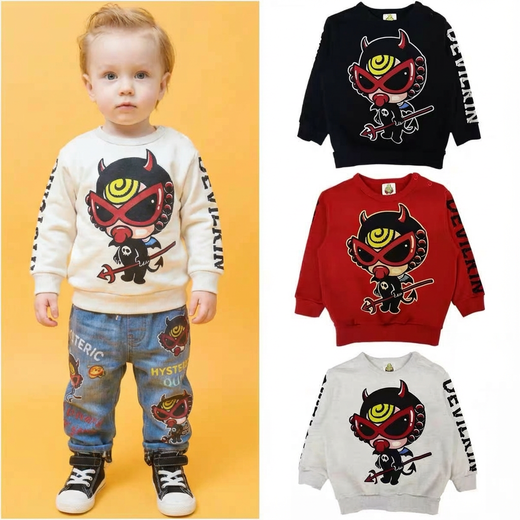 Hysteriamini スウェット (90cm-140cm) 1225-1-1