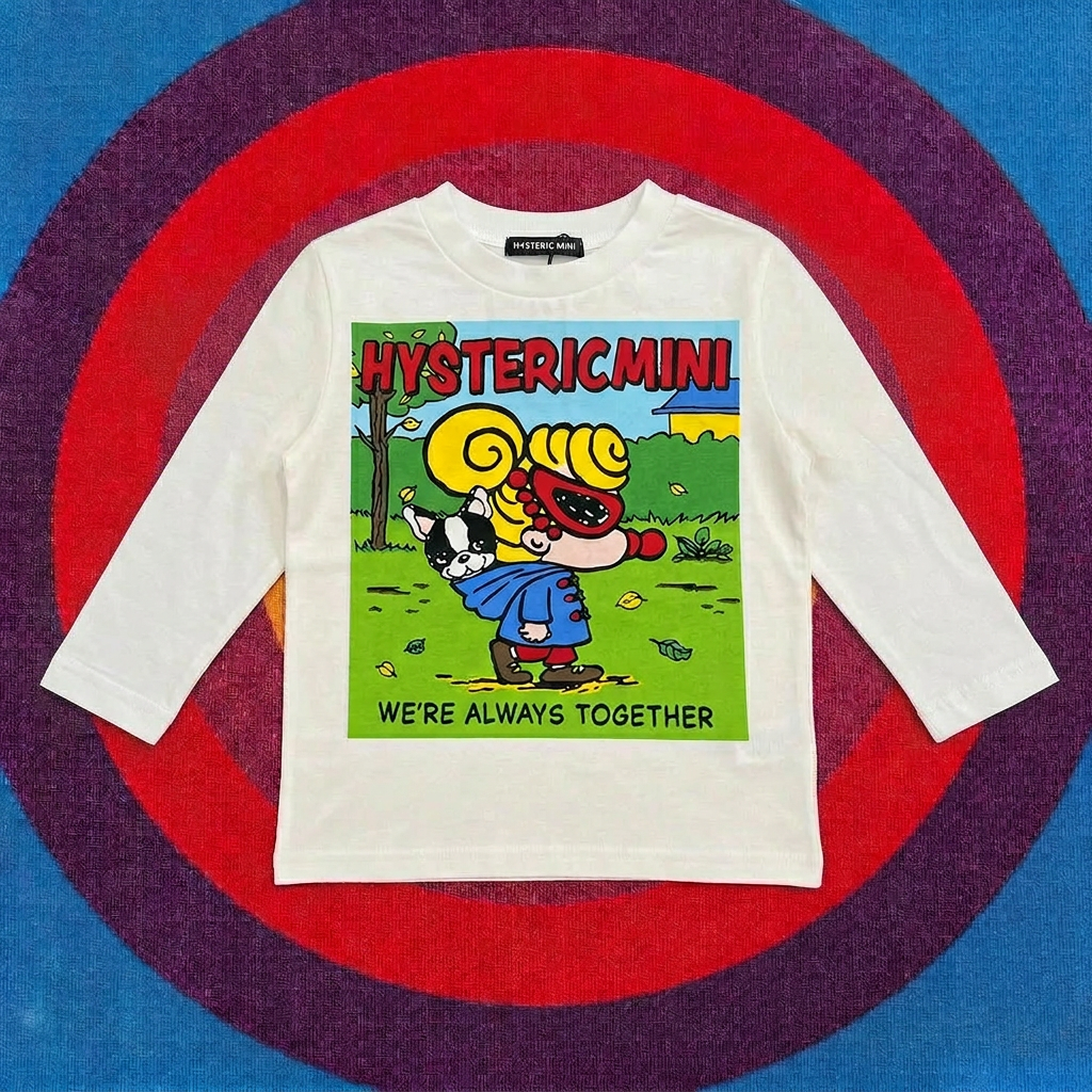 Hysteriamini 長袖Tシャツ (90cm-140cm) 0303-2-1