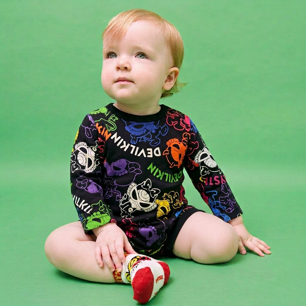 Hysteriamini 長袖ロンパース(70cm-100cm) 0305-3-5