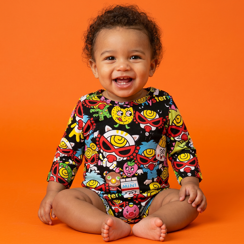 Hysteriamini 長袖ロンパース(70cm-100cm) 0305-3-6