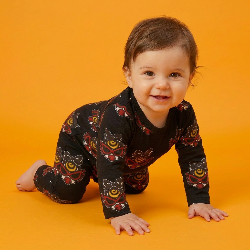 Hysteriamini 長袖ロンパース(70cm-100cm) 0305-3-7