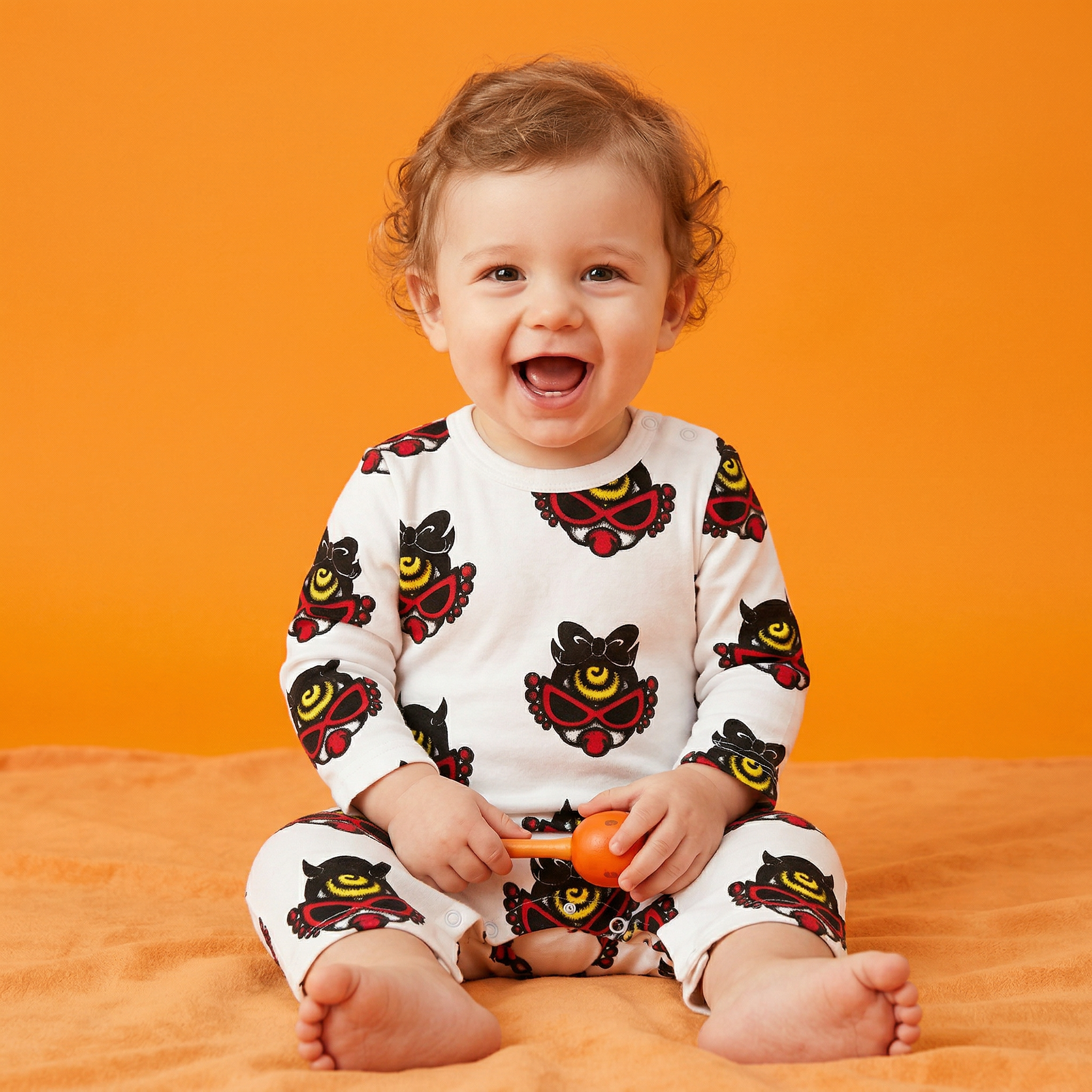 Hysteriamini 長袖ロンパース(70cm-100cm) 0305-3-7