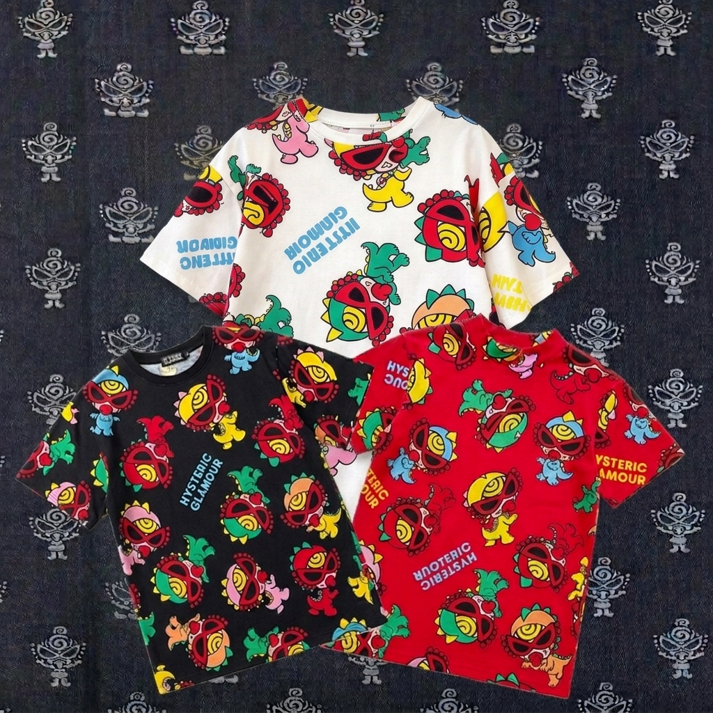 Hysteriamini ビッグＴシャツ 3色展開(90cm-140cm/M)260407-5