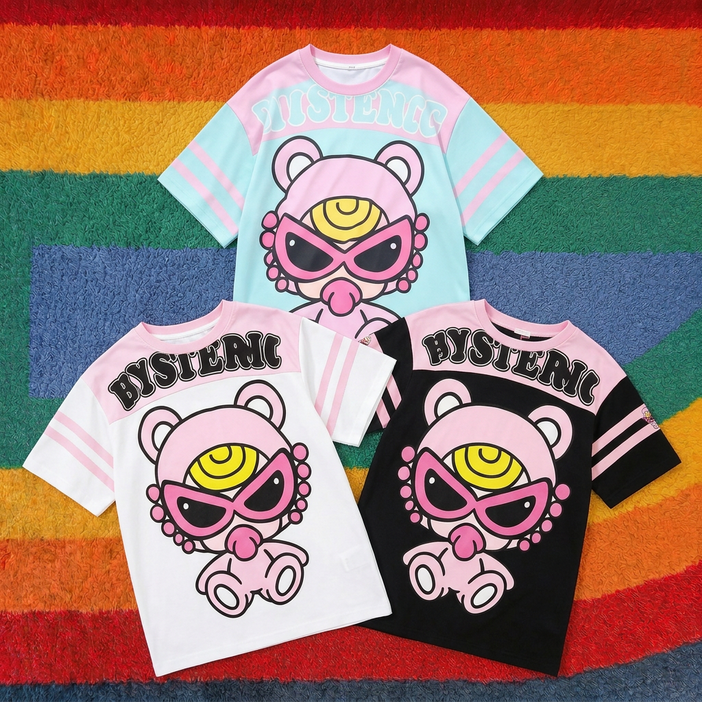 Hysteriamini ビッグＴシャツ 3色展開(90cm-140cm/M)260408-5