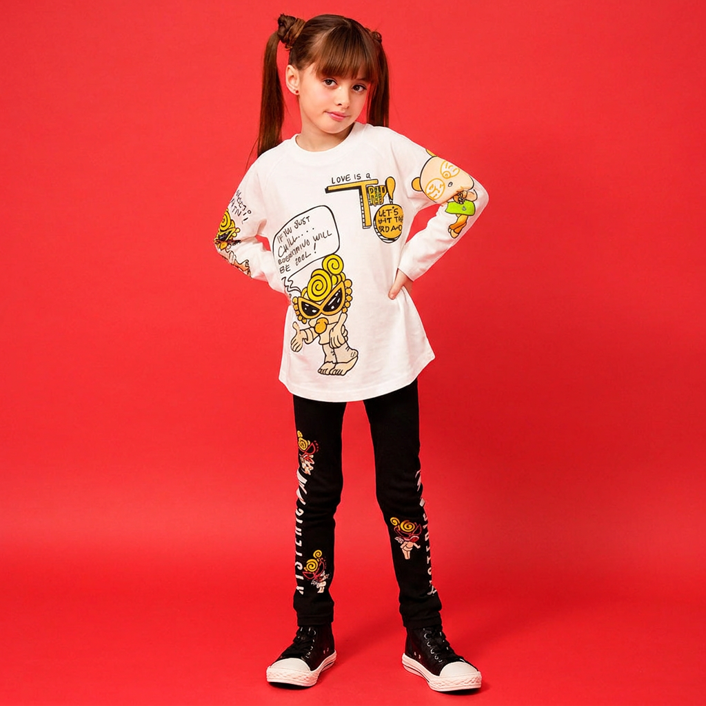 Hysteriamini 長袖Tシャツ (90cm-160cm) 260914-1