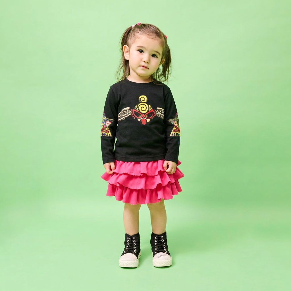 Hysteriamini 長袖Tシャツ (90cm-160cm) 260914-2