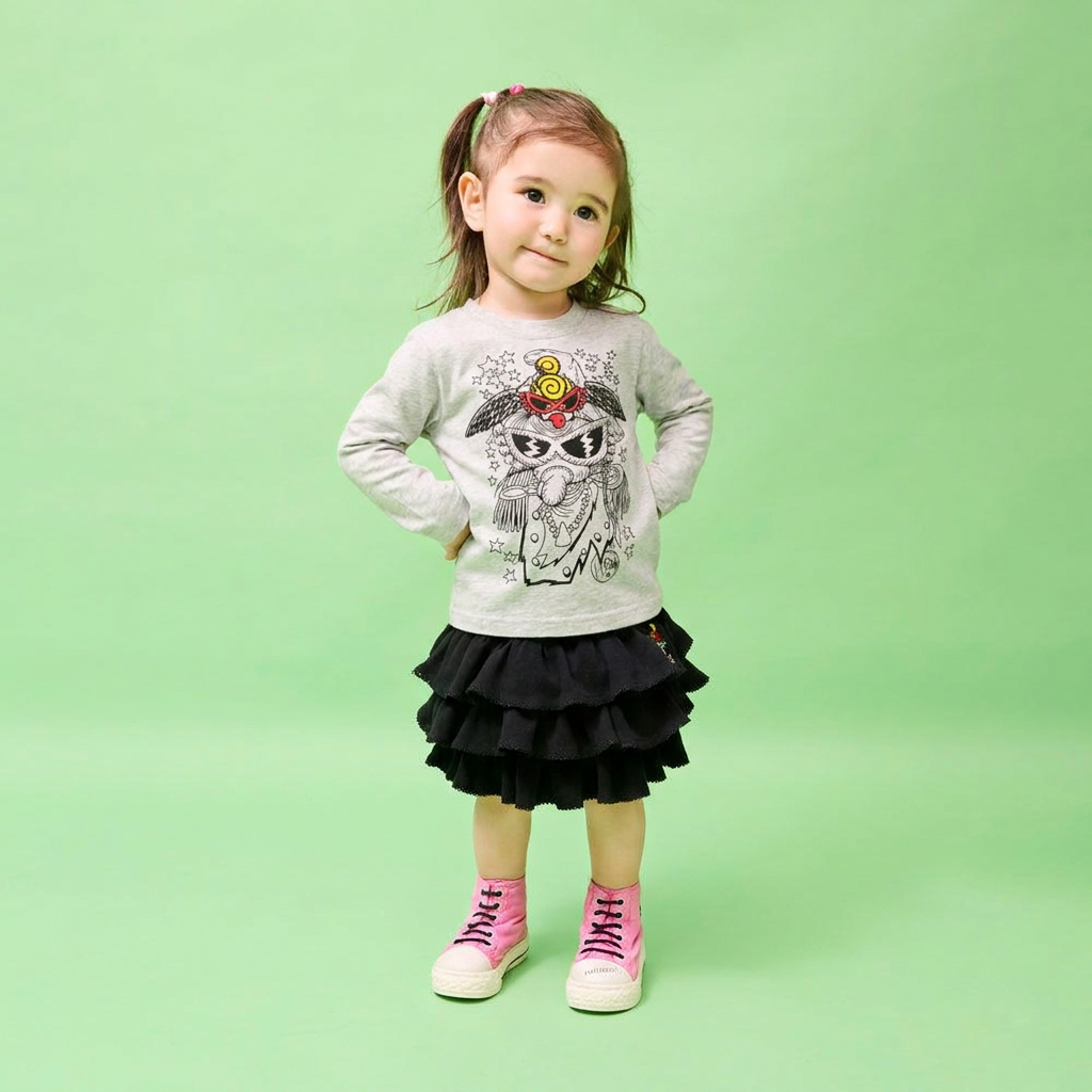 Hysteriamini 長袖Tシャツ (90cm-160cm) 260914-4