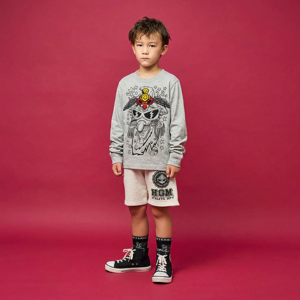 Hysteriamini 長袖Tシャツ (90cm-160cm) 260914-4