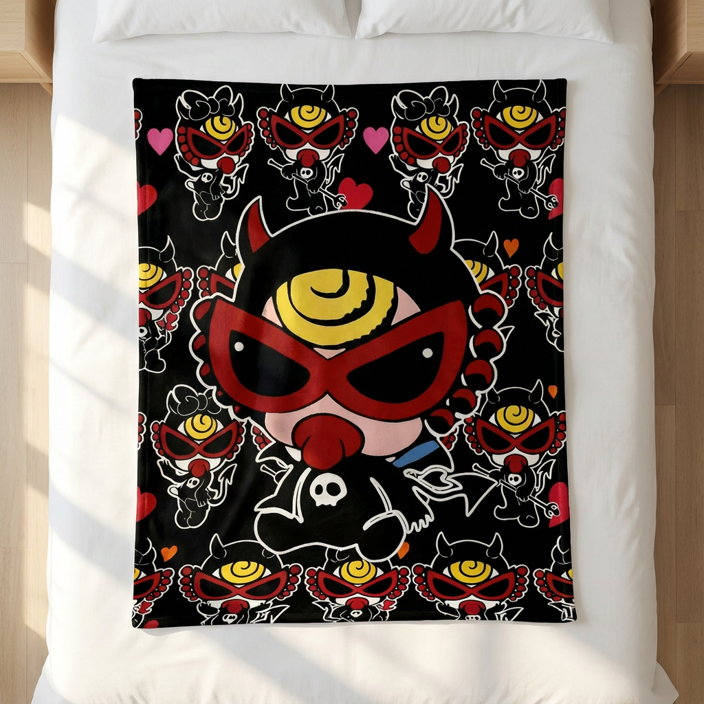 Hysteriamini 毛布 ブランケット スワンネル3wayひざ掛け 1203-4